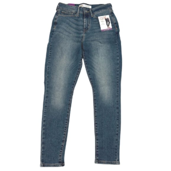 Levi Strauss Gold | Women's Mid Rise Skinny Jeans | Blue | Size W29 x L28 - Picture 1 of 2
